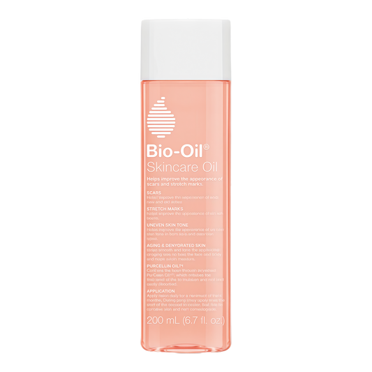 Bio-Oil Skincare Body Oil Serum, Face and Body Moisturizer with Vitamin E & A, for Scars, Stretch Marks, Sensitive Skin, All Skin Types, Dermatologist Recommended, Non-Comedogenic, 6.7 Oz